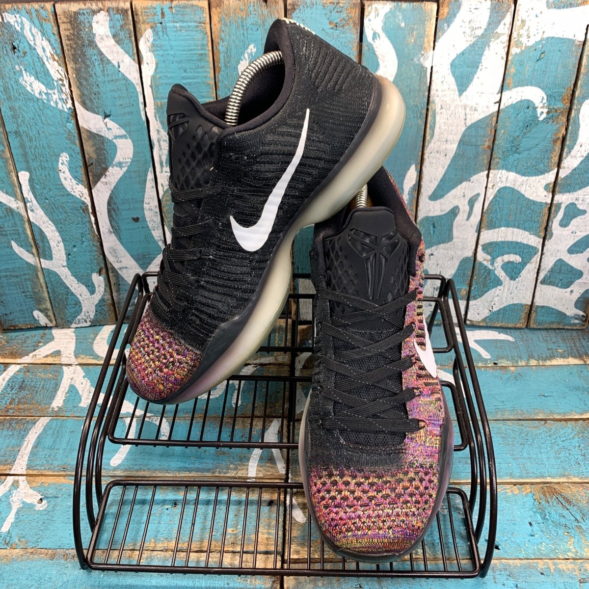 Nike ID Kobe 10 X Elite Low Mamba Days Flyknit Multicolor Nike ID Kobe 10 X Elite Low Mamba Days Flyknit Multicolor