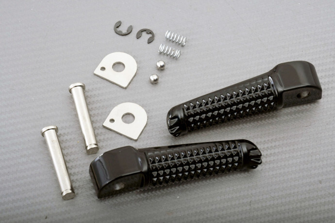 Réparez vos Repose-pieds Cassés sur Yamaha XJ 900 1984-2003 avec ce Kit Arrière Noir