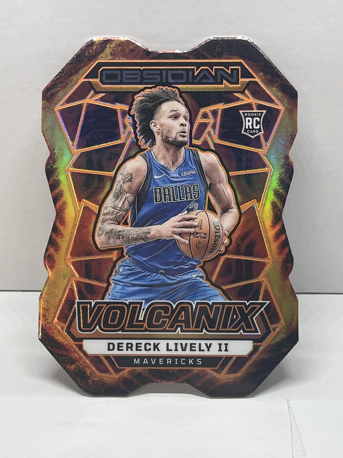 2023-24 Obsidian - Dereck Lively II - Rookie VOLCANIX CASE HIT RC SSP