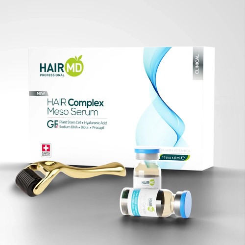 HairMD Clinical Hair Complex Meso Serum (10Pcs) + 2 Applicator + 1 Dermaroller - Picture 4 of 4