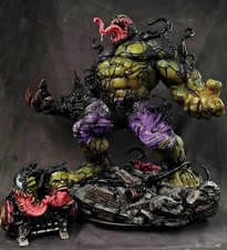 Superher Venom Hulk Glow GK Statue 1/4 - Marvel Symbiote Custom & Destroyed Base