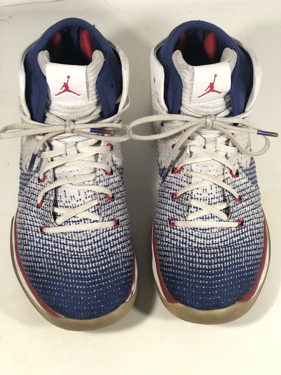 2016 NIKE AIR JORDAN XXXI 31 USA OLYMPIC WHITE RED TRUE BLUE