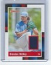 2022 Panini Donruss Jersey Relic Brendan McKay Tampa Bay Rays 1988 Retro R88M-BR