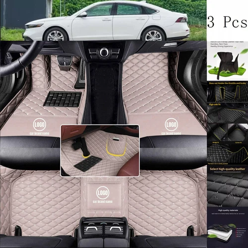Car Floor Mats For BMW E46 E36 E60 X5 E70 E30 F10 G30 E30 E34 E39 E90 Custom - Imagen 1 de 45
