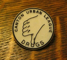 Canton Urban League OH Lapel Pin - Vintage Stark County Ohio USA Anti Drugs Pin