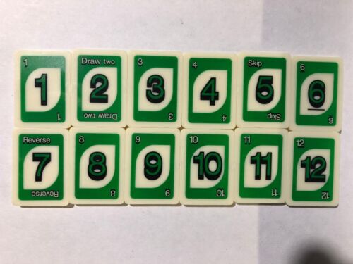 Mattel 1993 Uno Rummy- Up Game Replacement Parts/Pieces -Great for Crafts too - Picture 2 of 6