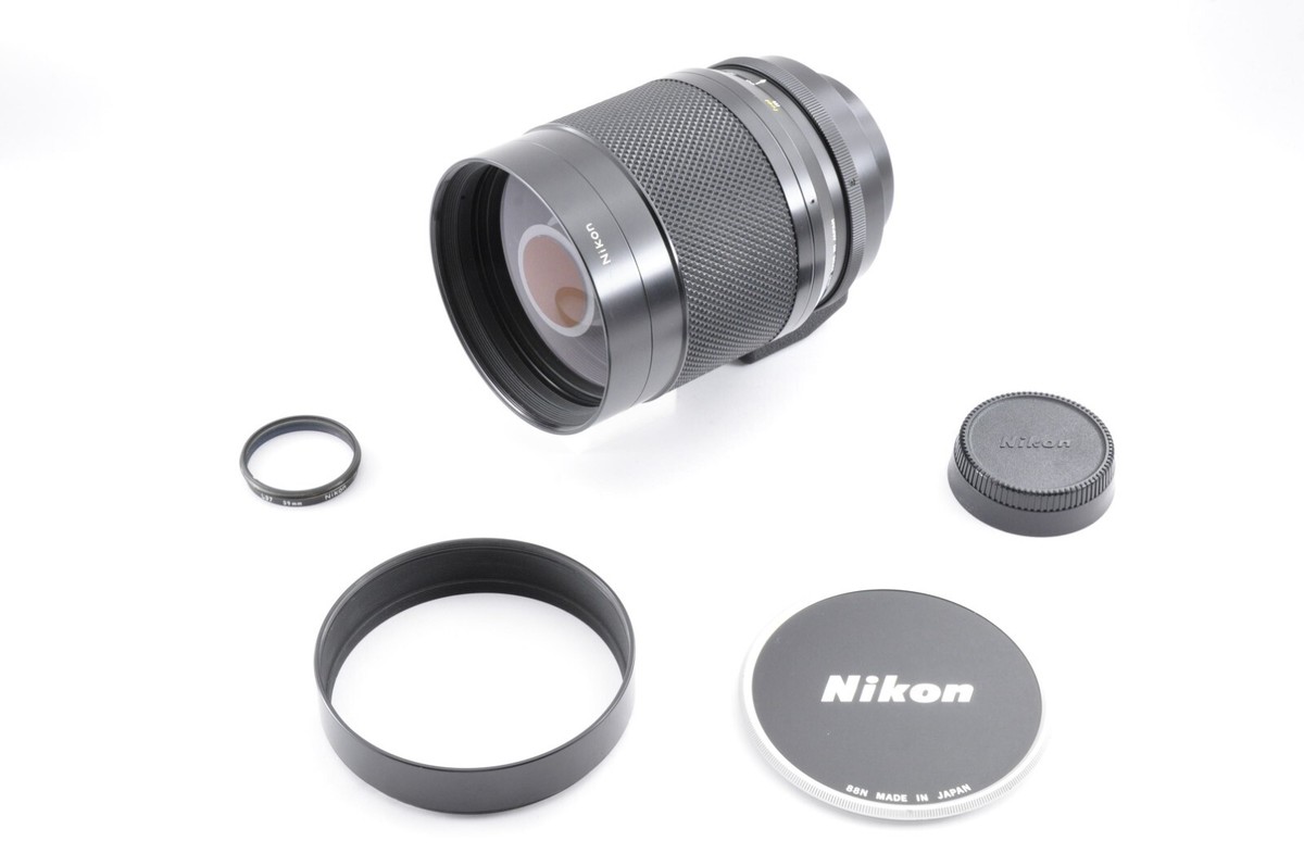 Nikon NIKKOR Reflex-C 500mm f8 MF Lens w/Filter Hood