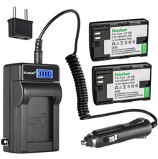 Kastar 2 Battery LP-E6 LCD AC Charger Kit for Canon 6D 7D 70D 5D Mark III 7D II