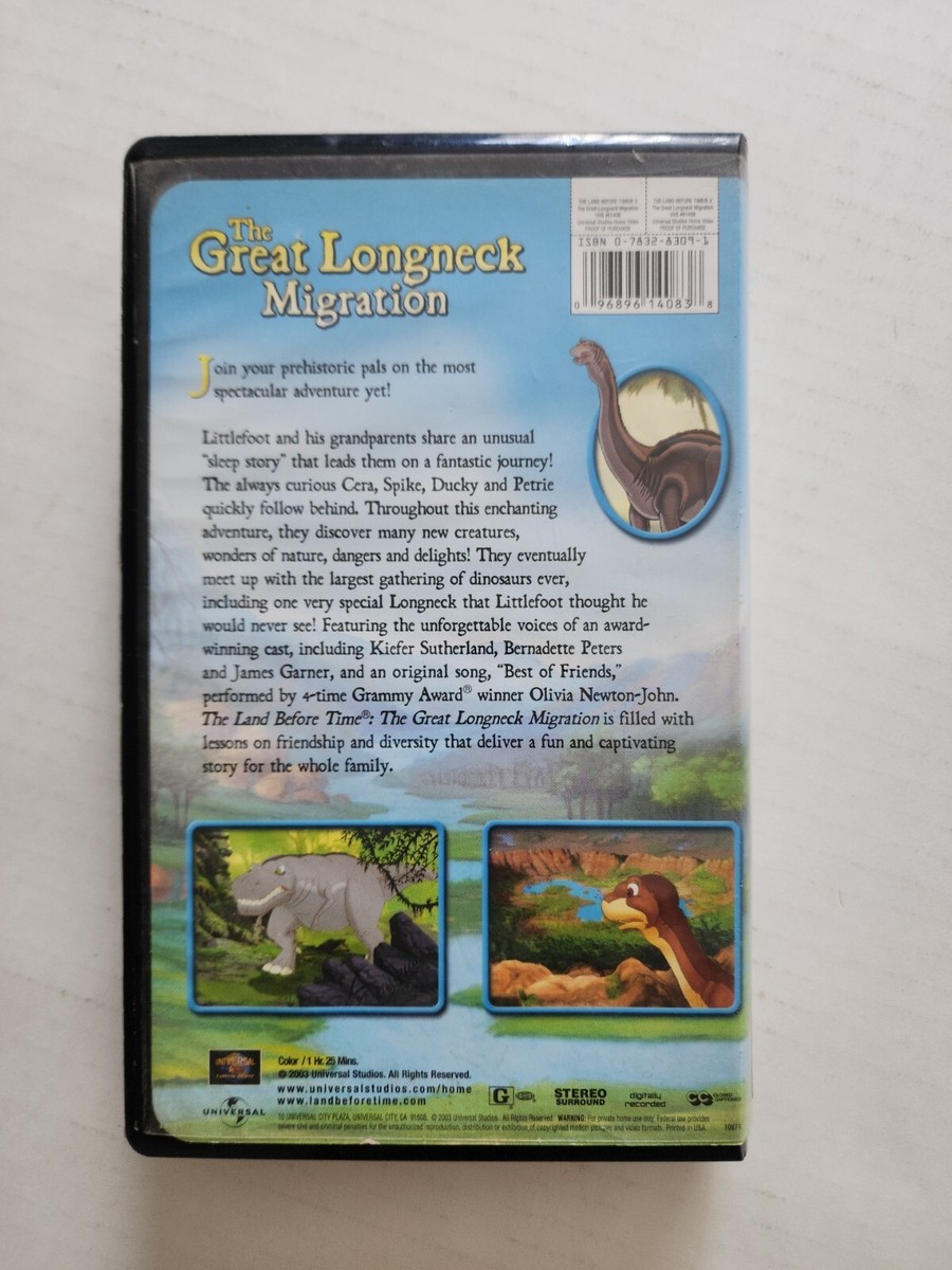 The Land Before Time X: The Great Longneck Migration (VHS