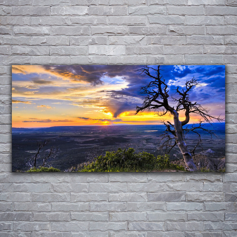 Tableau arbre en verre acrylique pour créer une ambiance zen dans votre salon