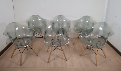Series of 6 armchairs, to the taste of C Eames
