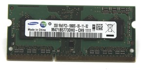 4GB (2x2GB) Samsung M471B5773DH0-CH9 RAM Module DDR3 SODIMM