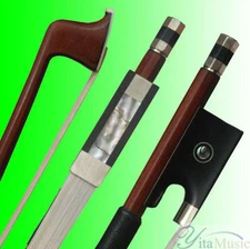 Ten Brazilwood Violin Bows Nickel Silver Ebony 4/4~1/32,Perfect Bulk Order !