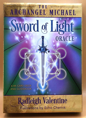Archangel Michael Sword of Light Oracle: 44-Card Deck & Guidebook -FAST SHIPPING