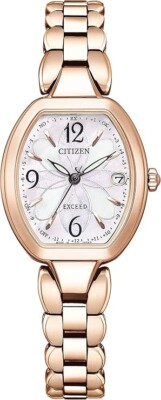 CITIZEN ES9482-51W EXCEED Eco-Drive Radio Women's Watch in Box NEW