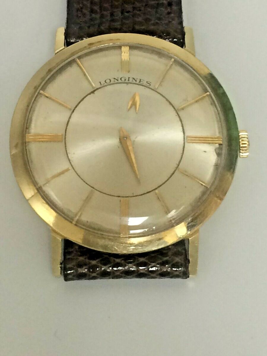 VINTAGE LONGINES MYSTERY DIAL 14K SOLID YELLOW GOLD MANUAL VINTAGE LONGINES MYSTERY DIAL 14K SOLID YELLOW GOLD MANUAL