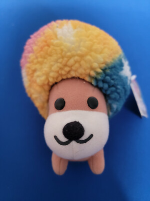 VINTAGE SAN - X AFRO KEN 5-6" PLUSH DOG W/ RAINBOW STAR AFRO | eBay