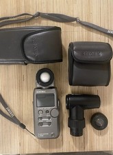 Sekonic L-358 Flash Master Light Meter  NP Finder 1 Spot Meter - Fully Tested
