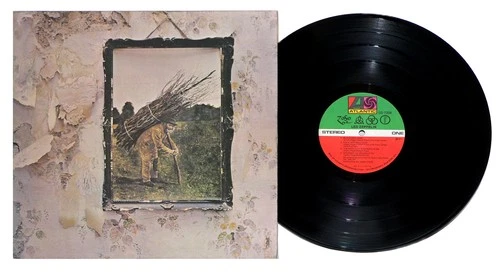 LED ZEPPELIN - IV ZOSO LP Gatefold Original 1971 Vinyl SD 7208 "Black Dog" !