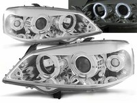 Angel Eyes Scheinwerfer Set In Chrom FüR Opel Astra G 1998-2004