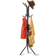 Coat Rack Stand Umbrella Holder Tree Freestanding with 12 Hooks, Hanger Stand UK
