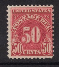 Scott J86- MNH 50c Surcharge de port 1931, Dentelure 11x10,5, Neuf MNH
