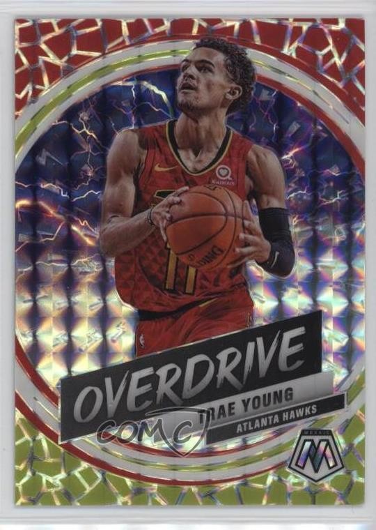 2019-20 Panini Mosaic Overdrive Trae Young #22 0nr3