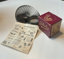 Vintage 1946 Original Slinky Metal Toy in Box by James Industries