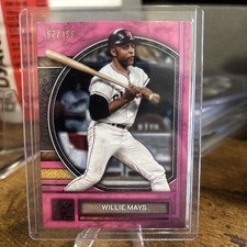 2025 Topps Museum Collection - Willie Mays #18 Pink Sapphire /199