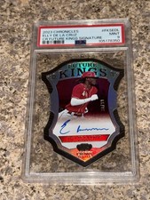 2023 Chronicles Crown Royal Elly De La Cruz Future Kings Auto /99 PSA 9 Reds