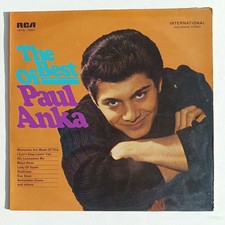 PAUL ANKA "The Best of" G - VG+ 12" LP 33rpm RCA Camden Germany