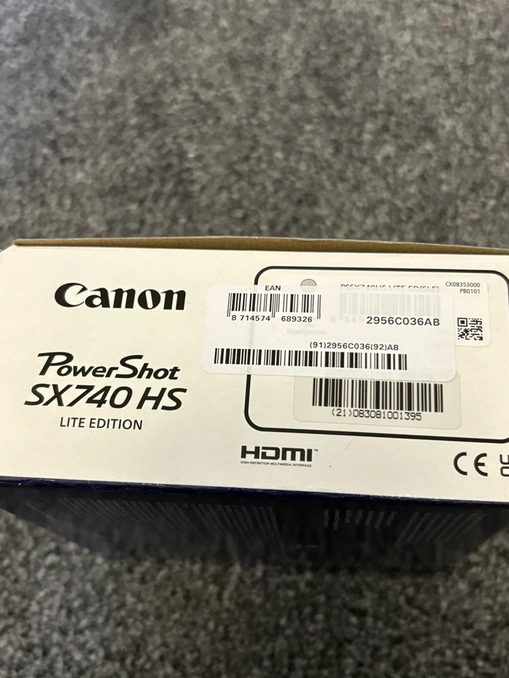 Silver Canon PowerShot SX740 HS 4K WiFi Camera Lite Edition | In Hand 📸 - Image 4 of 4