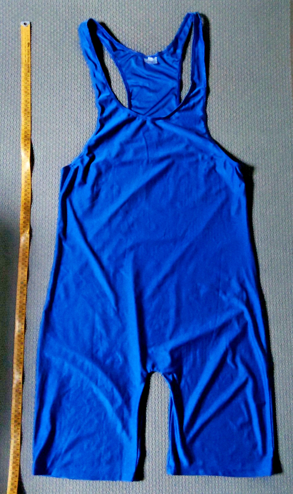 Camiseta de anillo / Singlet, azul, usada talla XL, marca iEFiEL