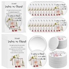 Geetery 36 Sets Sisters in Christ Gifts for Women 2.76 inches, Mainly White