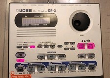 Boss DR-3 Dr. Rhythm Drum Machine Tested  Working Drum Machine Rhythm Composer