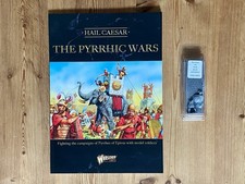 Warlord Games Hail Caesar The Pyrrhic Wars Rulebook With Pyrrhus on foot Figure
