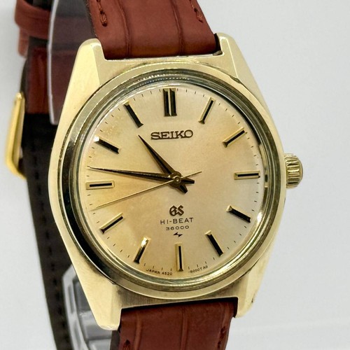 SEIKO Watch Grand Seiko Hi-Beat 36000 4520-8000 Silver Hand-Winding Men Working