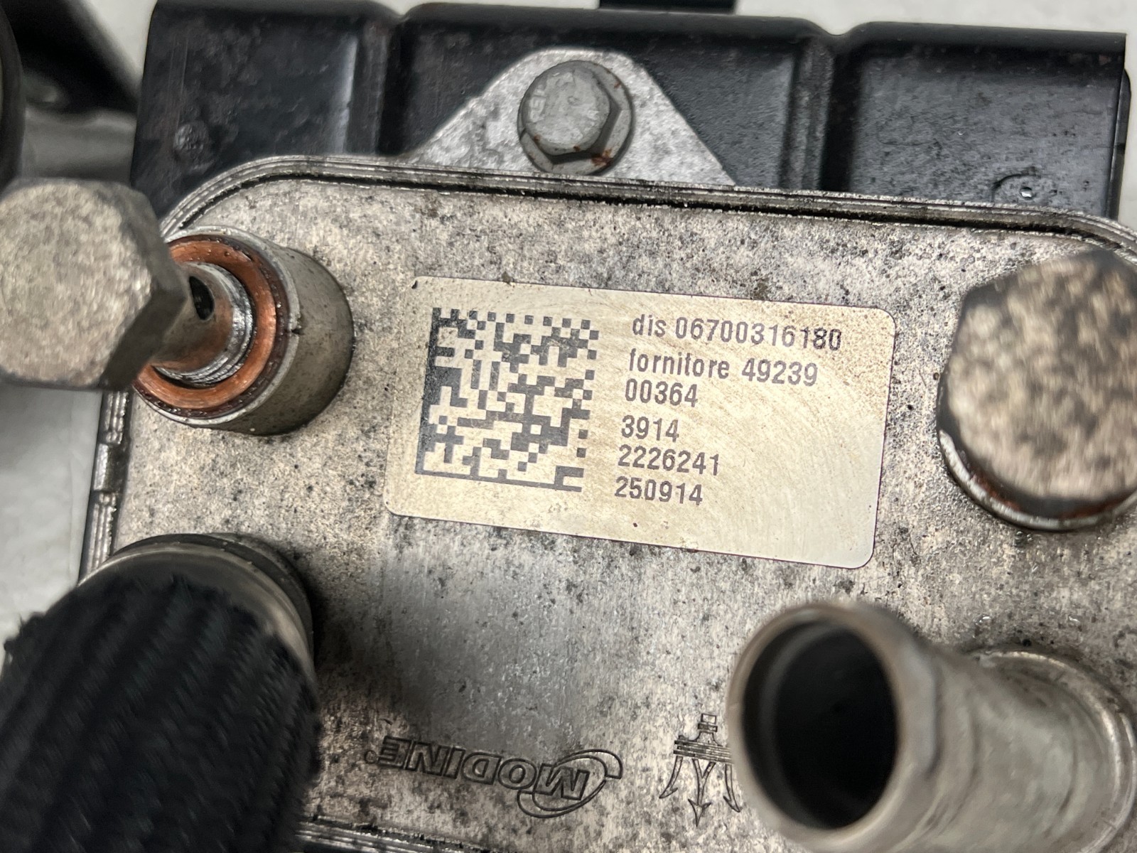 ⭐14-24 MASERATI QUATTROPORTE ENGINE COOLANT WATER PUMP W/ OIL COOLER OEM LOT2638
