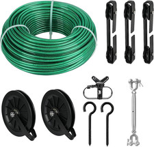 4PCS Turnbuckle, 1/2" 304 Stainless Steel Turnbuckle with Black Outdoor Clothesl