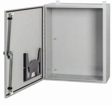 nVent HOFFMAN A24H24BLP3PT NEMA 4/IP66 Steel Enclosure 24x24x8 Open Box 