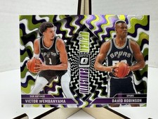 Panini 2024-25 Donruss Optic Optical Illusions Wembanyama Robinson Spurs #5