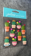 Jolee's boutique Cactus Cacti Repeats Scrapbooking Stickers 50-22017
