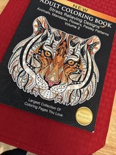   Adult Coloring Book Stress Relieving Designs Animals, Mandalas, Flowers 3