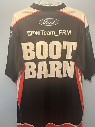Front Row Motorsports L Team Issued Ford Crew Shirt NASCAR Boot Barn - Picture 2 of 2