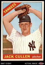 1966 Topps #31 Jack Cullen Yankees 5 - EX