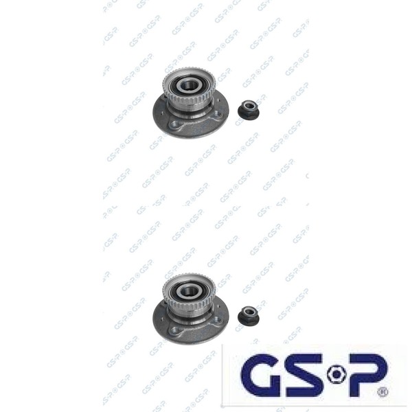 2X Radlagersatz GSP 9225015K 2 Radlager Satz Links Rechts Hinterachse-image