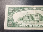 1934 A $10 Ten Dollar Bill Federal Reserve Note Green Seal Serial Number Error — photo 6