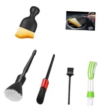 Car Interior Duster Detail Brushes, Soft Bristles Brush Car Accessories for