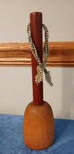 Vintage Primitive 10 in. Solid Wooden Potato Masher Rustic Farmhouse Decor.