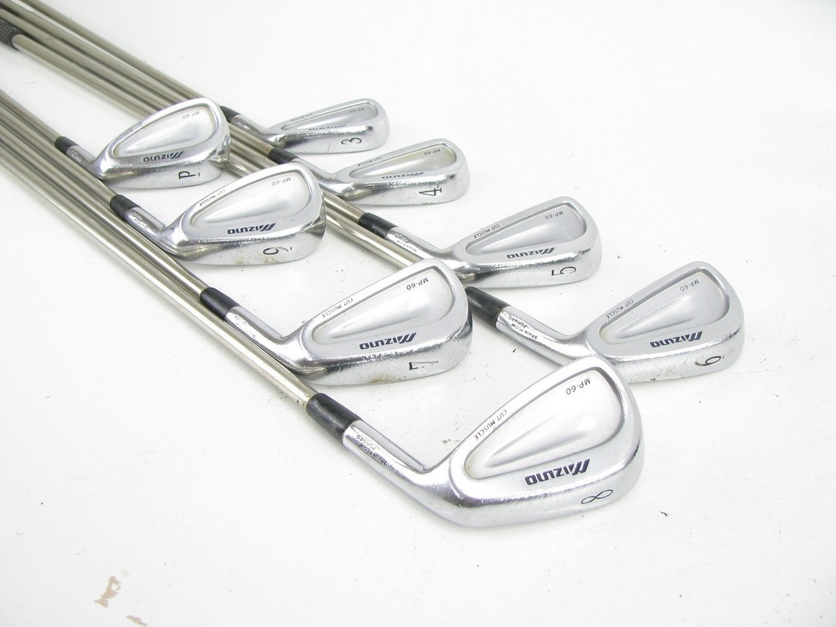 Mizuno MP-60 Iron Set 3-PW Steel Black Gold Stiff Standard | eBay